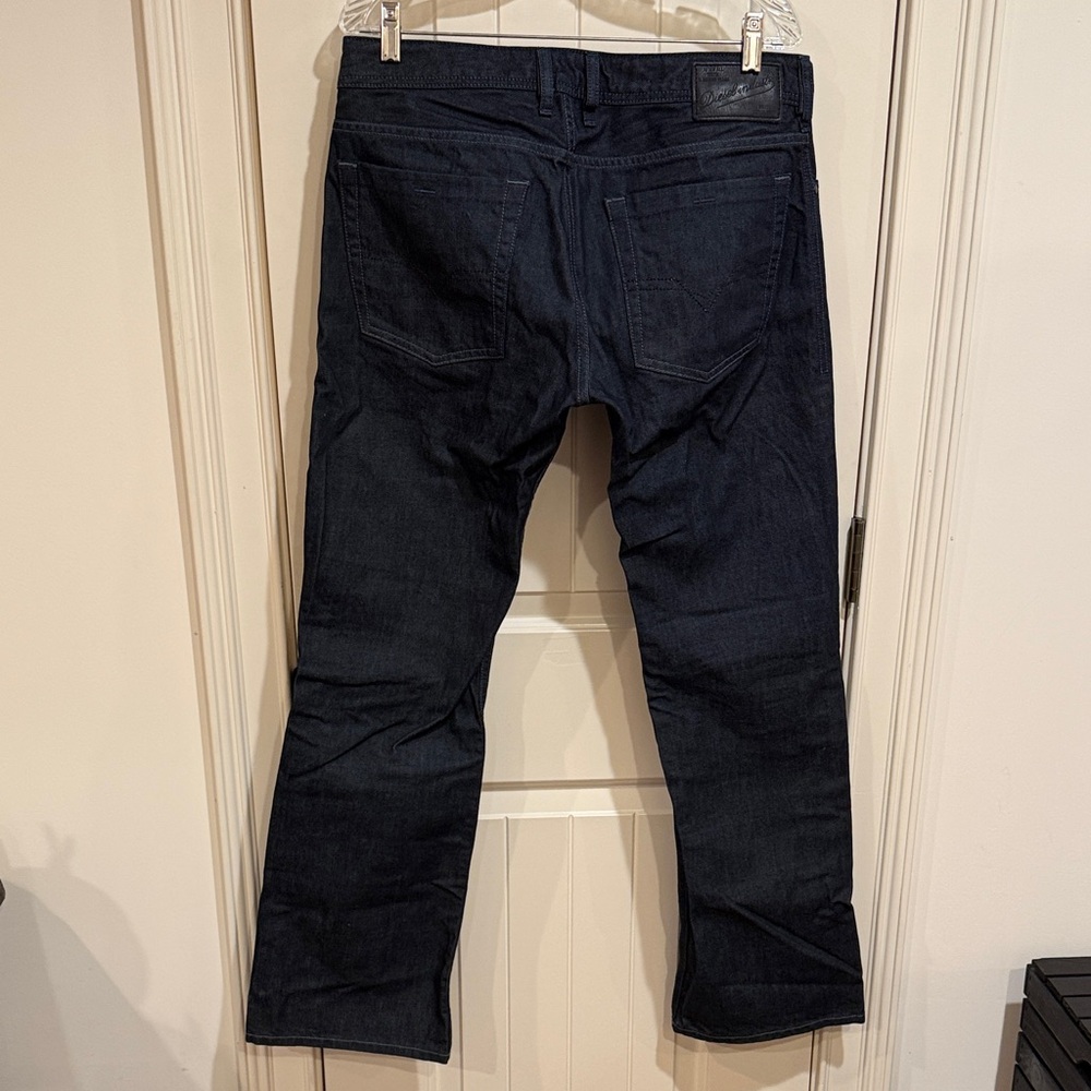 Diesel Industry Zatiny Bootcut Dark Blue Jeans - Picture 7 of 8